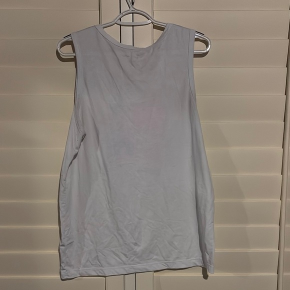 Nike White Tank Top with Boxy Relaxed Fit - Picture 4 of 4